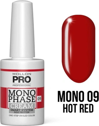 Nail Polish Mollon Pro Mol Monophase Hot Red