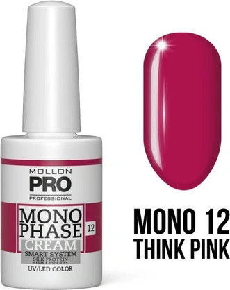 Nail Polish Mollon Pro Think Pink 5 In 1 Uv/Led Nail Polish