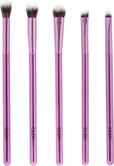 Brush Set Glov Make Up Brush Set Of 5 Makeup Brushes Purple