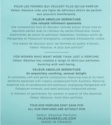 Eau De Parfum Valeur Absolue