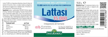 Laktoseverdauungsergänzung Naturando