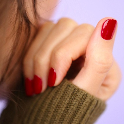 Nail Polish Manucurist Green Cherry Red Classic 9-Free Vegan Varnish