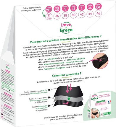 Menstruationsunterwäsche Love & Green