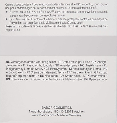 Cream Babor Doctor Refine Cellular Detox Vitamin Cream
