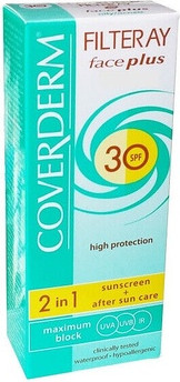 Face Sun Protection Coverderm Filteray Face Plus SPF30