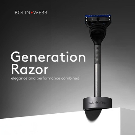 Luxusrasierer und Ständer Bolin Webb Generation