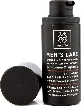 Apivita Cream Men's Care Anti-Falten Anti-Müdigkeit Gesichts- und Augencreme