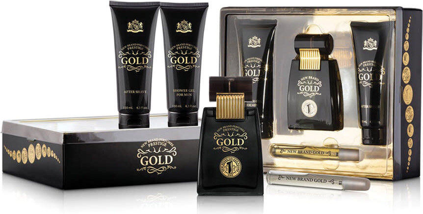 Eau de Toilette Spray Gift Set New Brand Gold