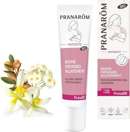 Balm Pranarom Organic Breastfeeding Crack Balm