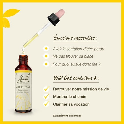 Flower Essence Fleurs De Bach Original Wild Oat