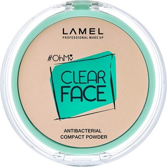 Powder Lamel OhMy Clear Face Powder Antibacterial Powder Light Natural N.401