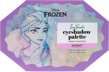 Eyeshadow Palette Mad Beauty Disney Frozen Elsa Icy Touch 10th Anniversary