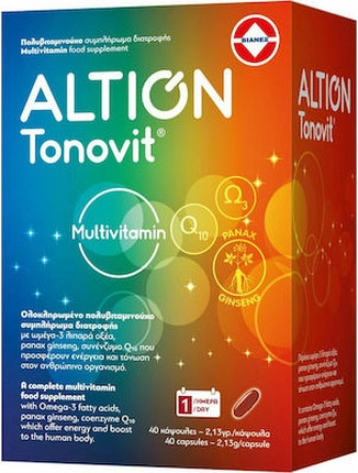 Multivitamin Altion Nutritional Complex With Omega 3 Q10 And Ginseng