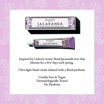 Moisturising Hand Cream Benamôr Jacarandá