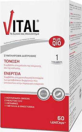 Dietary Supplement Vidal Vital Plus Q10