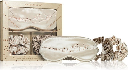 Set of Eye Mask and Scrunchies Crystalove