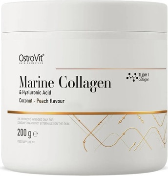 Nahrungsergänzungsmittel Ostrovit Marine Kollagen + Hyaluronsäure + Vitamin C