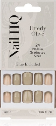Artificial Nails Nail Hq Utterly Olive