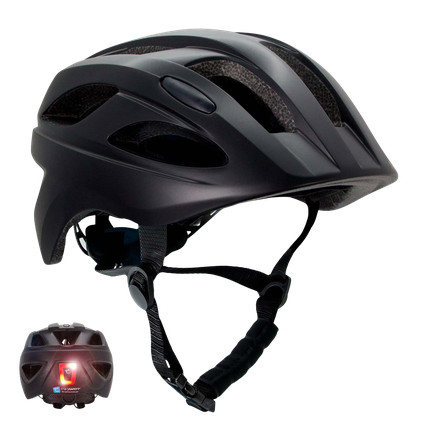 Bicycle Helmet Crazy Safety Black Swat