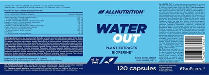 Nahrungsergänzungsmittel Allnutrition Water Out