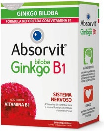 Таблетки Absolvit Гинкго Билоба + B1