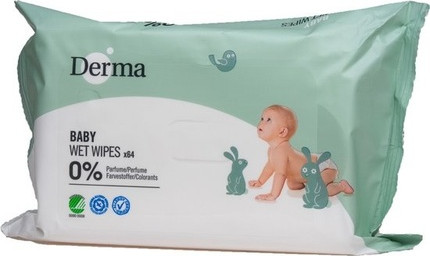 Влажные салфетки Dermata Derma Eco Baby