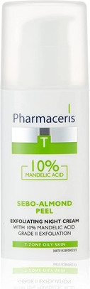 Night Cream Pharmaceris Sebo-Almond Peel Exfoliating Night Cream 10%