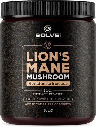 Dietary Supplement Powder Solve Labs Lion's Mane Hericium Erinaceus