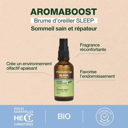 Aromatherapy Spray Pranarom Aromaboost Sleep Organic Spray