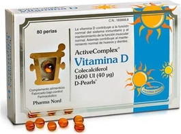 Pharma Nord Active Complex Vitamin D 1600 IU 80 Pearls