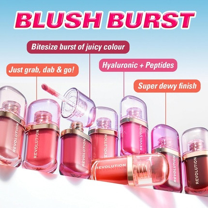 Жидкие румяна Revolution Superdewy Burst Насыщенный цвет для щек