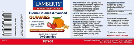 Gummies Lamberts Biome Balance Advanced