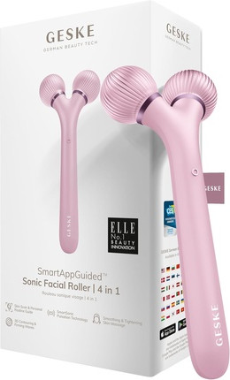 Роллер для лица Geske Smart App Guided Sonic Facial Roller 4 в 1