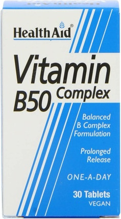 Tablet Health Aid Vit B50 Complex Prolong Release