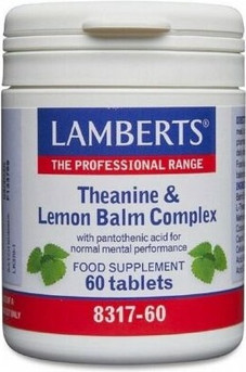Lamberts Theanine & Limon Balzam Kompleksi uchun kapsulalar