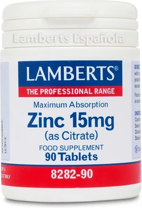 Lamberts Zink tabletkalari 15 mg