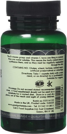 Vitamin Capsules G&G Vitamins Vitamin B Complex and Vitamin C
