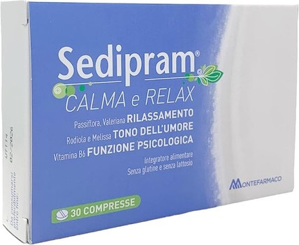 Таблетки Montefarmaco Sedipram Calma E Relax