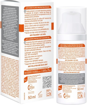 Sonnenschutz für das Gesicht Ecran Anti-Aging Gesichtscreme SPF50+