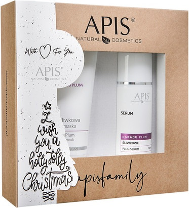 Gesichtspflege-Set Apivita Kakadu Pflaume Maske und Serum Set
