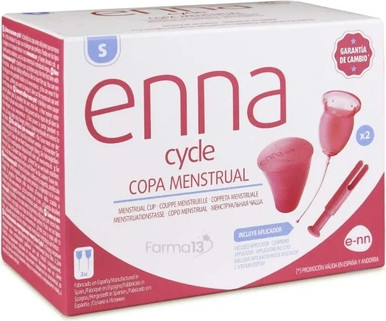 Менструальная чаша Enna Cycle Размер S 2 шт. с аппликатором