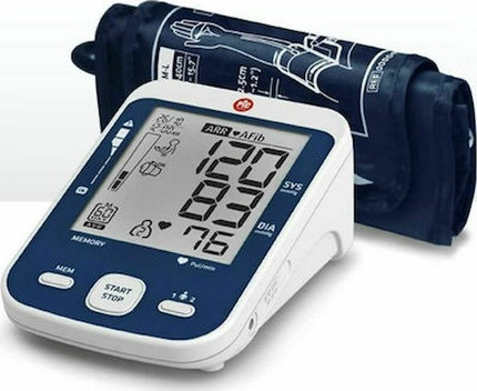 Arm Blood Pressure Monitor Picking Up Socks
