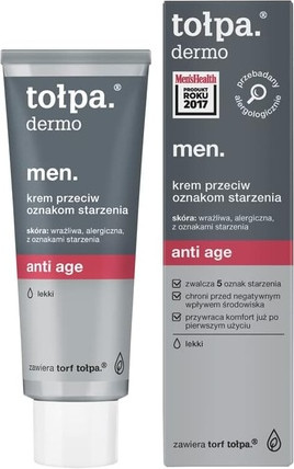 Восстанавливающий крем для лица Tolpa Dermo Men 40+