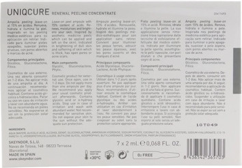 Gesichtspflege-Konzentrat Skeyndor Uniq Cure Renewal Peeling