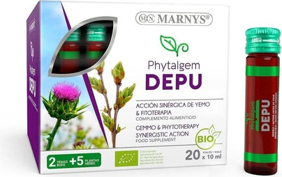 Verdauungsförderndes Wellness-Präparat Marny's Phytalgem DEPU