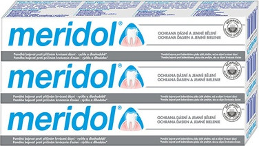 Toothpaste Meridol Gentle White Tripack