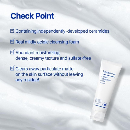 Cleansing Foam Real Barrier Gentle Sulfate-Free Amino Acid