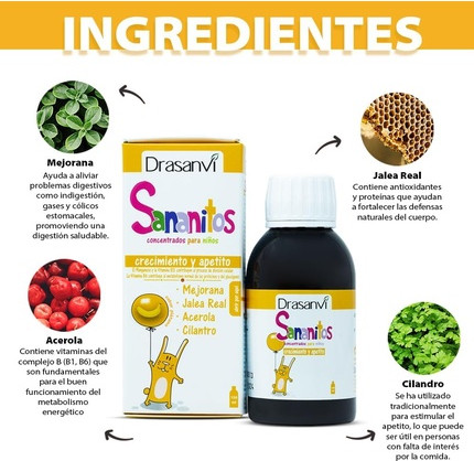 Питание Drasanvi Sananitos Hunger Up & Grow Up