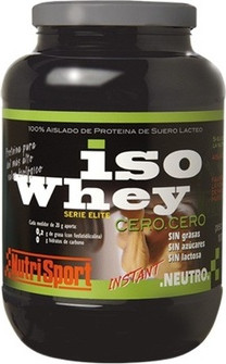 Whey Protein Isolate Nutrisport Cero Neutraler Geschmack