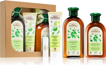 Haarpflegeset Green Pharmacy Kräuterpflege Geschenkset für normales Haar